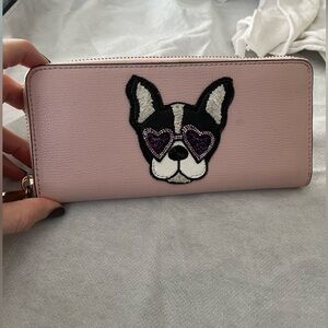 Kate Spade French Bulldog Continental Wallet